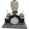 Custom made bobbleheads drummer