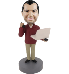 Custom made bobbleheads computer