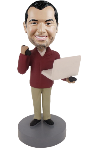 Custom made bobbleheads computer