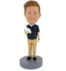 Custom bobblehead reading