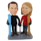 Figuras personalizadas de pareja "Esquiadores"