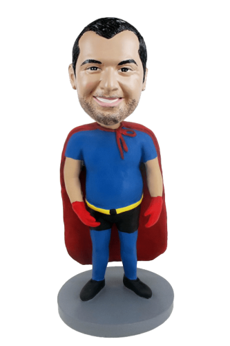 Custom made bobblehead dieting superman