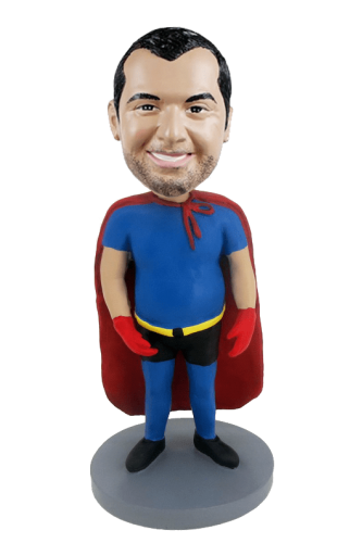 Personalisierte comicfigur diaet superman