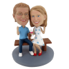 Figuras personalizadas de pareja nuestro encuentro