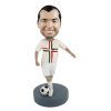 Figura personalizada feliz futbolista