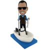 Custom bobblehead boat fishing