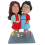 Figurine personalizzate di coppia "Migliori amiche"