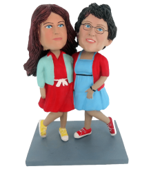 Figuras personalizadas de pareja mejores amigos