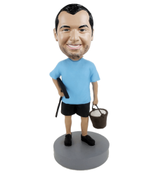 Custom bobblehead window washer