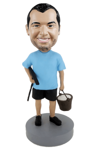 Custom bobblehead window washer