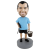 Custom bobblehead window washer