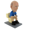 Custom made bobbleheads  toilet