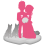 Figurine personnalisée de mariage (100%) + 2 animaux