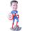 Personalisierte comicfigur "Captain america"
