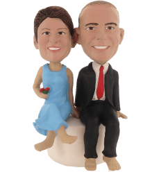 Custom wedding bobbleheads 