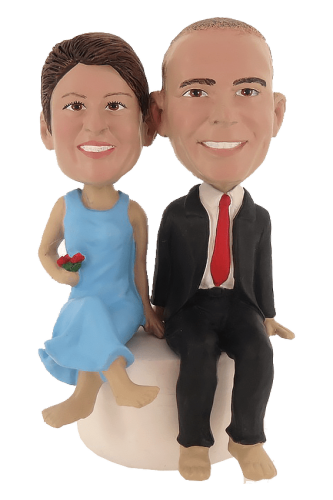 Custom wedding bobbleheads 