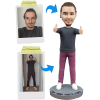 1 Person 100% customizable bobblehead