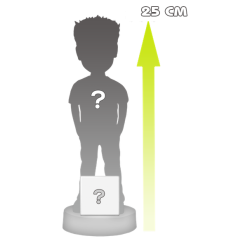 1 Person full giant custom bobblehead - 30cm/12 inches tall