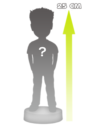 Figura personalizada giganta 1 persona (100%) - 25 cm Alto