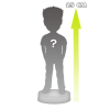 100% Personalisierte Riesin Figur 1 person - 25 cm hoch