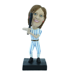 Custom bobblehead Woman baseball player