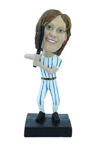 Custom bobblehead Woman baseball player