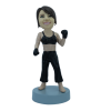 Custom bobblehead Woman boxer