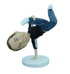 Custom bobblehead Break dancer