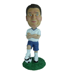 Custom bobblehead football captain