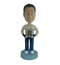 Custom bobblehead Fighting Champion