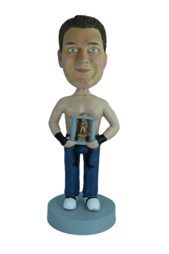 Custom bobblehead Fighting Champion