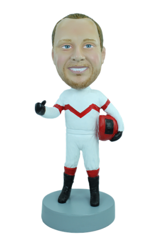 Custom bobblehead Racing driver