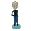 Custom bobblehead Fan of rugby