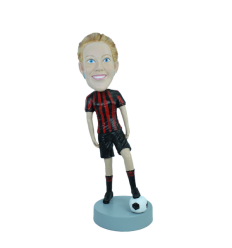 Figura personalizable Árbitro de fútbol femenino