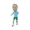 Custom bobblehead footing