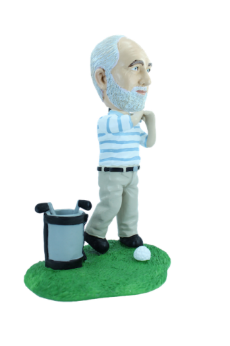 Figurine Golf Homme dorée personnalisable, Pas cher, Délai rapide, Lille