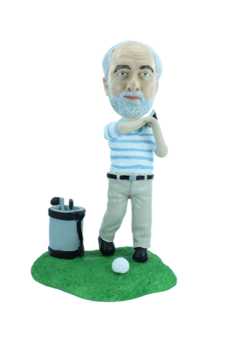 Figurine personnalisée en golfeur pro