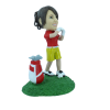 Figura personalizable Mujer golfista profesional