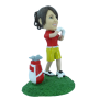 Figurina personalizzabile Golf professionale femminile