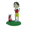 Figurina personalizzabile Golf professionale femminile