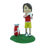 Figurine personnalisée en golfeuse pro