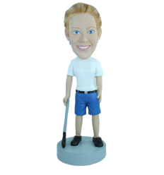 Personalizierte Figur Golfspieler