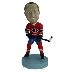 Figurine personnalisée en hockeyeur