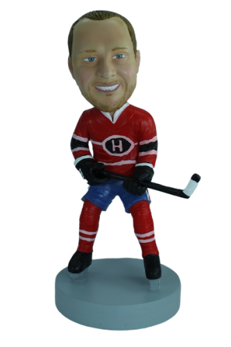 Custom bobblehead Hockey Player