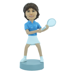 Figura personalizable Mujer jugador de tenis