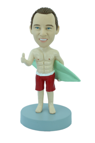 Figurina personalizzabile Surfer