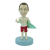 Figurina personalizzabile Surfer