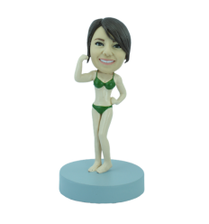 Custom bobblehead Miss muscle