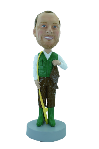 Custom bobblehead Fisherman