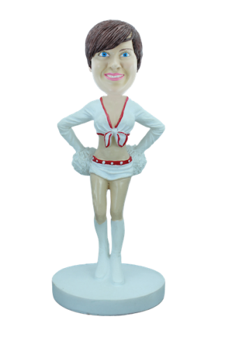 Figurine personnalisée en pom-pom girl